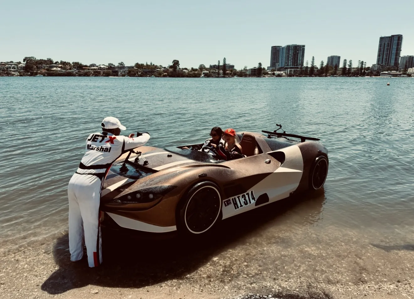 Jet X racers on the water